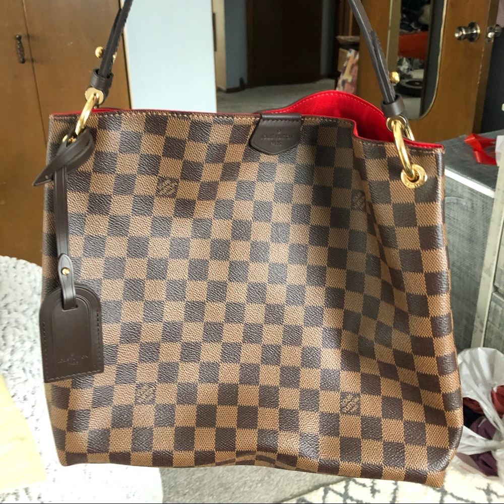 Louis Vuitton Graceful PM in Damier Ebene NWT!